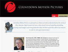 Tablet Screenshot of countdownmotionpictures.com